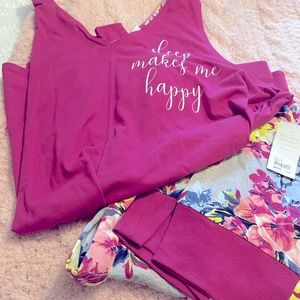 Adorable NWT pj set from Lane Bryant.  Tank style top with jogger bottoms.